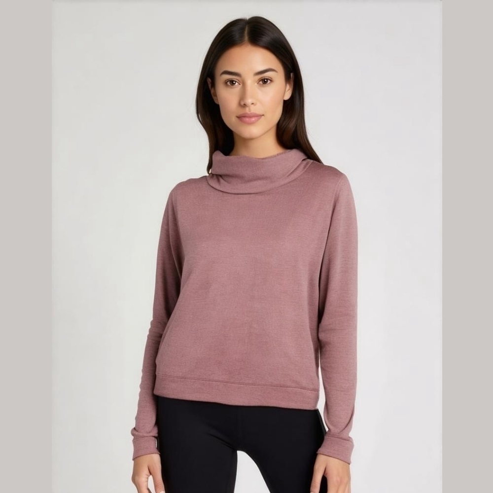 Avia Turtleneck Sweatshirt Long Sleeve XL Purplish Gray